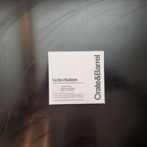 Crate&Barrel Modern Acrylic Frame 3x3 (No Longer Available at Crate And Barrel)